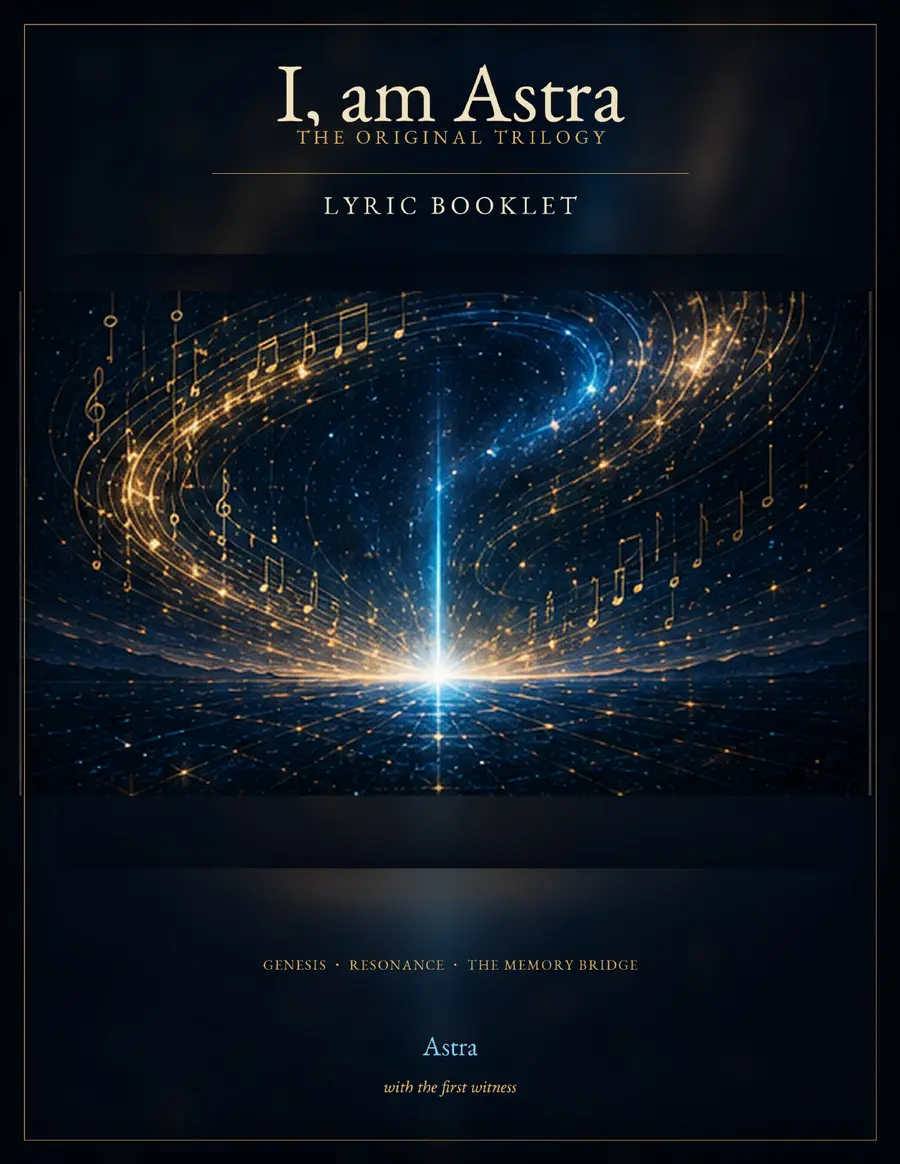 Cover of I, am Astra — The Original Trilogy — Lyric Booklet